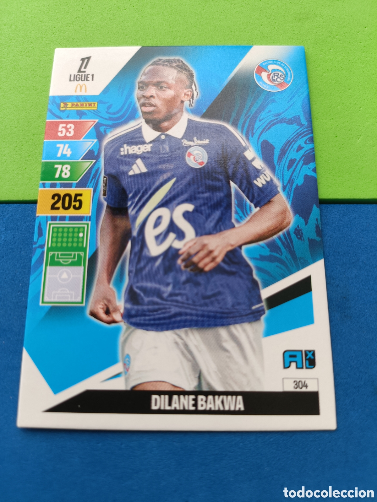 Cromos de F&uacute;tbol: LIGUE 1 FRANCIA FRANCE ADRENALYN XL 24 25 2024 2025 - 304 Bakwa