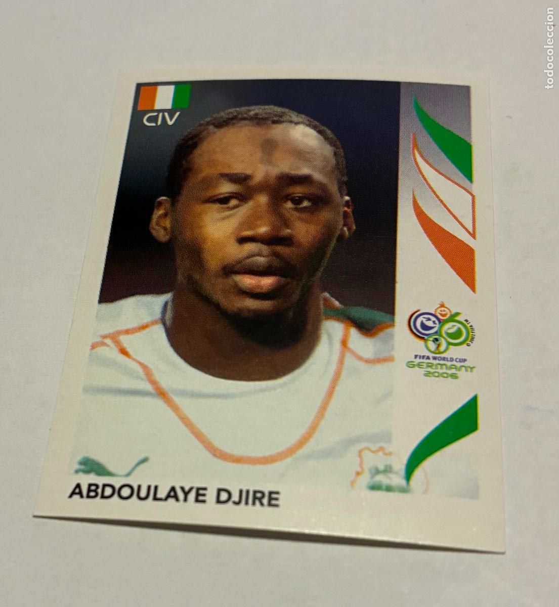 Cromos de F&uacute;tbol: CROMO FUTBOL MUNDIAL ALEMANIA 2006, PANINI, Numero 197. ABDOULAYE DJIRE, CIV
