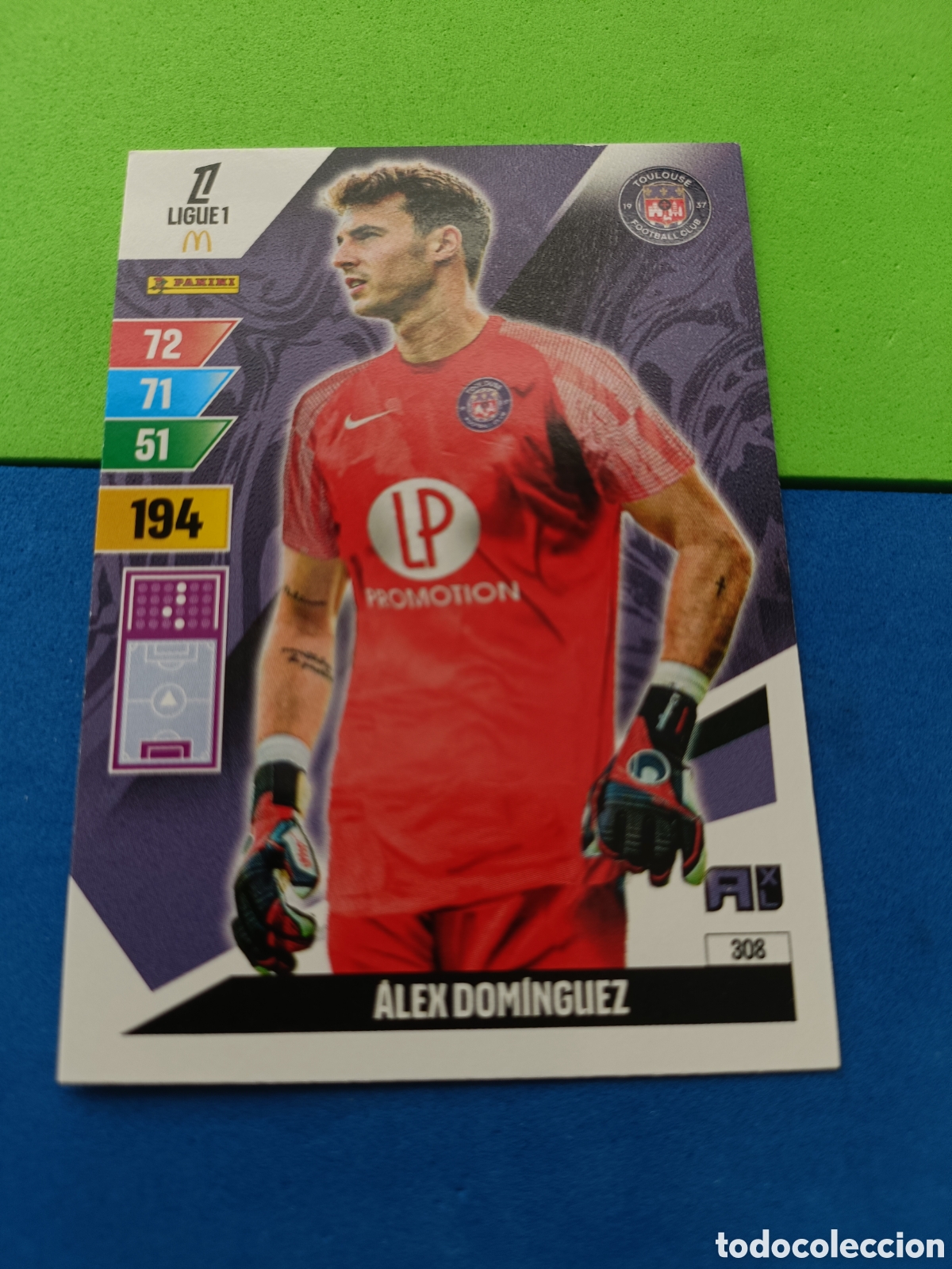 Cromos de F&uacute;tbol: LIGUE 1 FRANCIA FRANCE ADRENALYN XL 24 25 2024 2025 - 308 Alex Dom&iacute;nguez