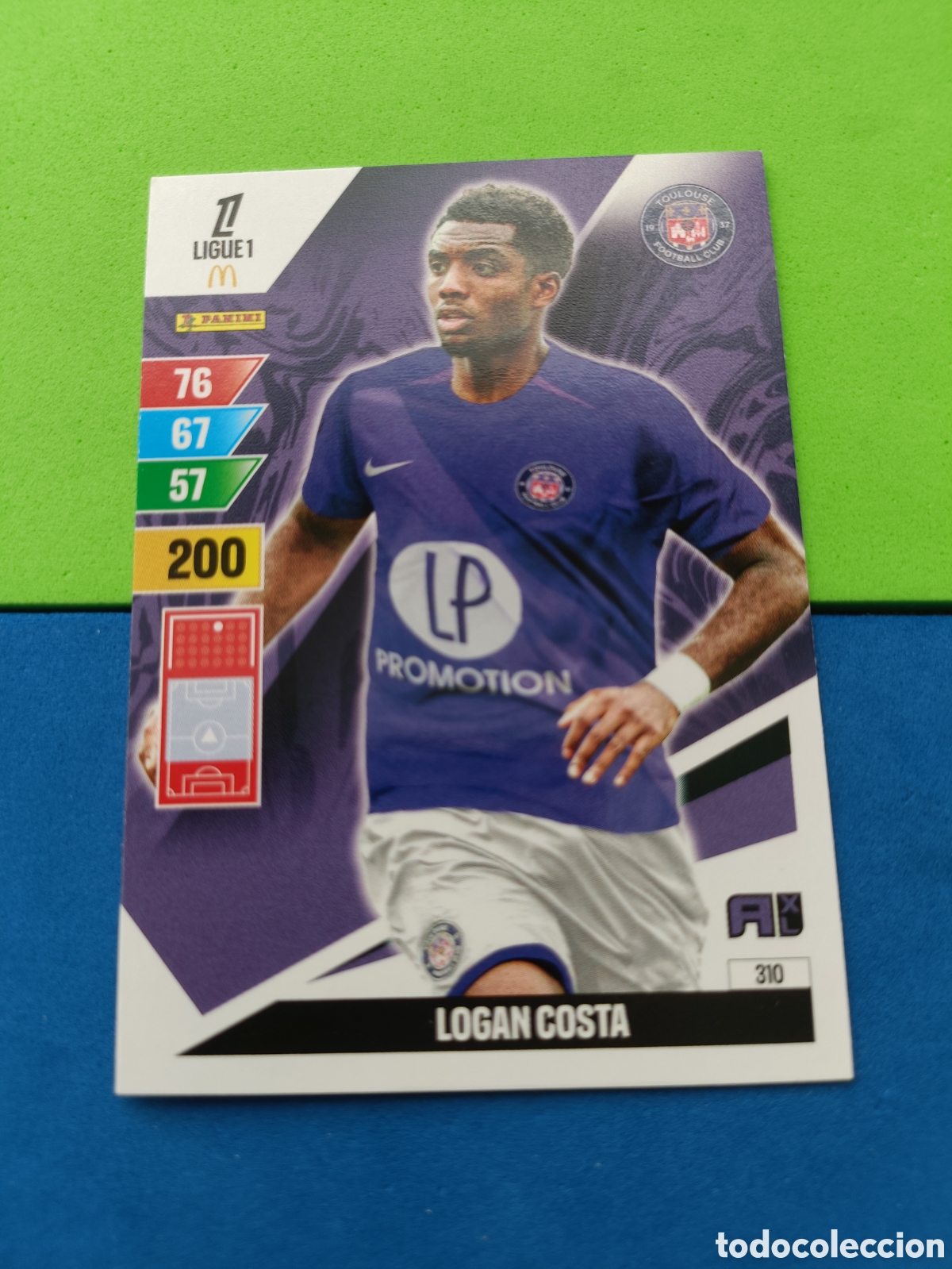 Cromos de F&uacute;tbol: LIGUE 1 FRANCIA FRANCE ADRENALYN XL 24 25 2024 2025 - 310 Logan Costa