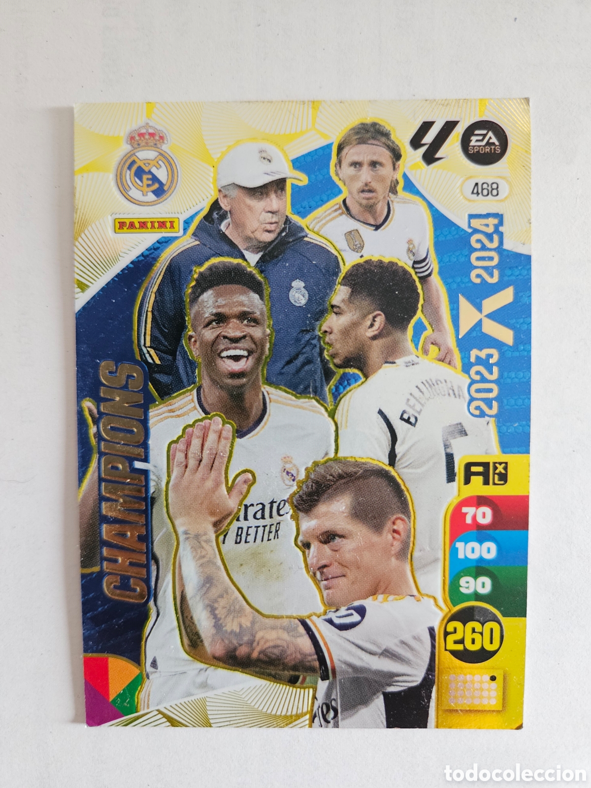 Cromos de F&uacute;tbol: CHAMPIONS CARD 468 REAL MADRID BALON DE ORO ADRENALYN XL LIGA 2024/2025 24 25 PANINI