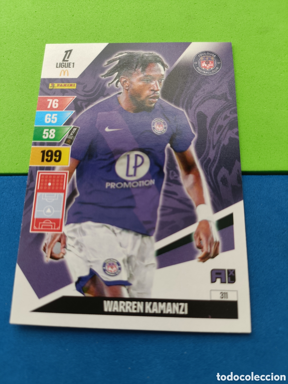 Cromos de F&uacute;tbol: LIGUE 1 FRANCIA FRANCE ADRENALYN XL 24 25 2024 2025 - 311 Kamanzi