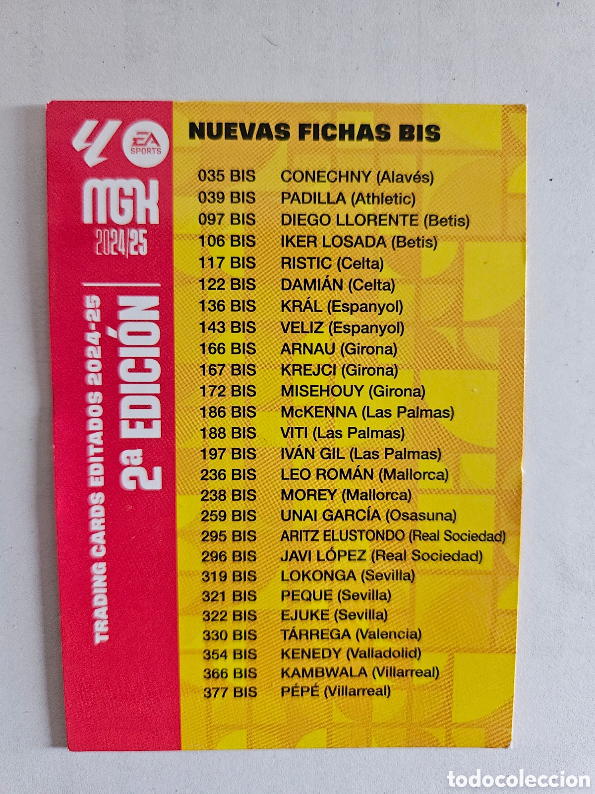 Cromos de F&uacute;tbol: MEGACRACKS 2024/2025 INDICE 2&ordf; EDICION ,