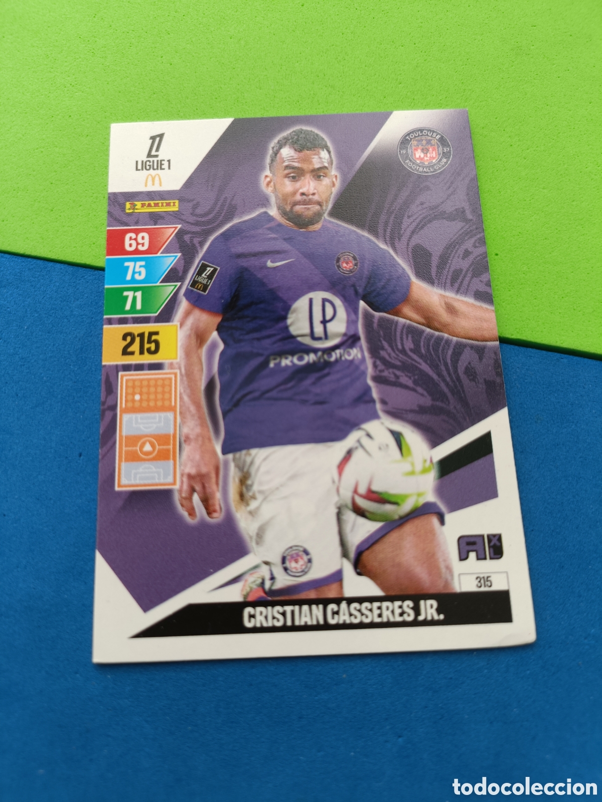 Cromos de F&uacute;tbol: LIGUE 1 FRANCIA FRANCE ADRENALYN XL 24 25 2024 2025 - 315 C&aacute;sseres Jr