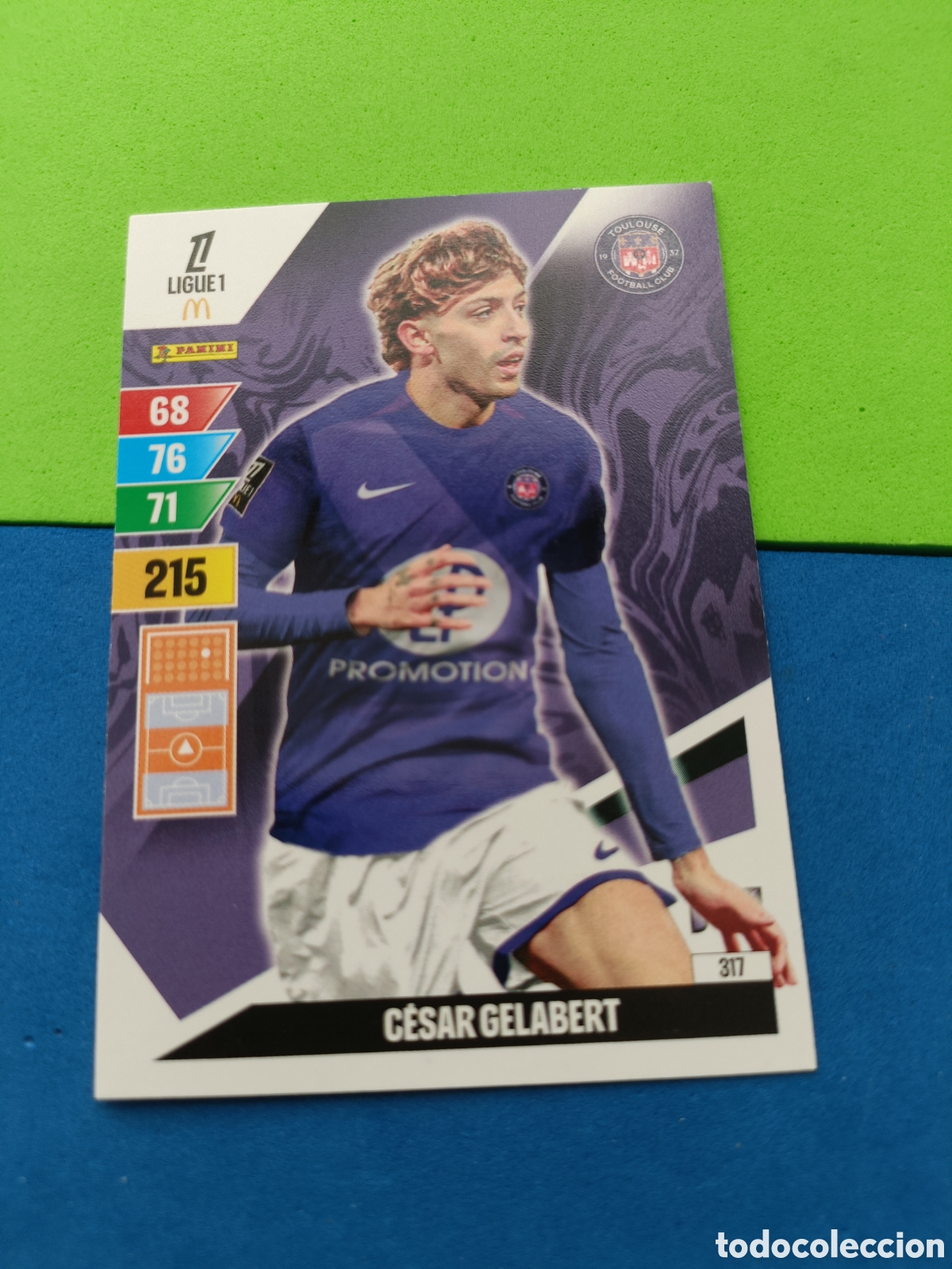 Cromos de F&uacute;tbol: LIGUE 1 FRANCIA FRANCE ADRENALYN XL 24 25 2024 2025 - 317 Gelabert