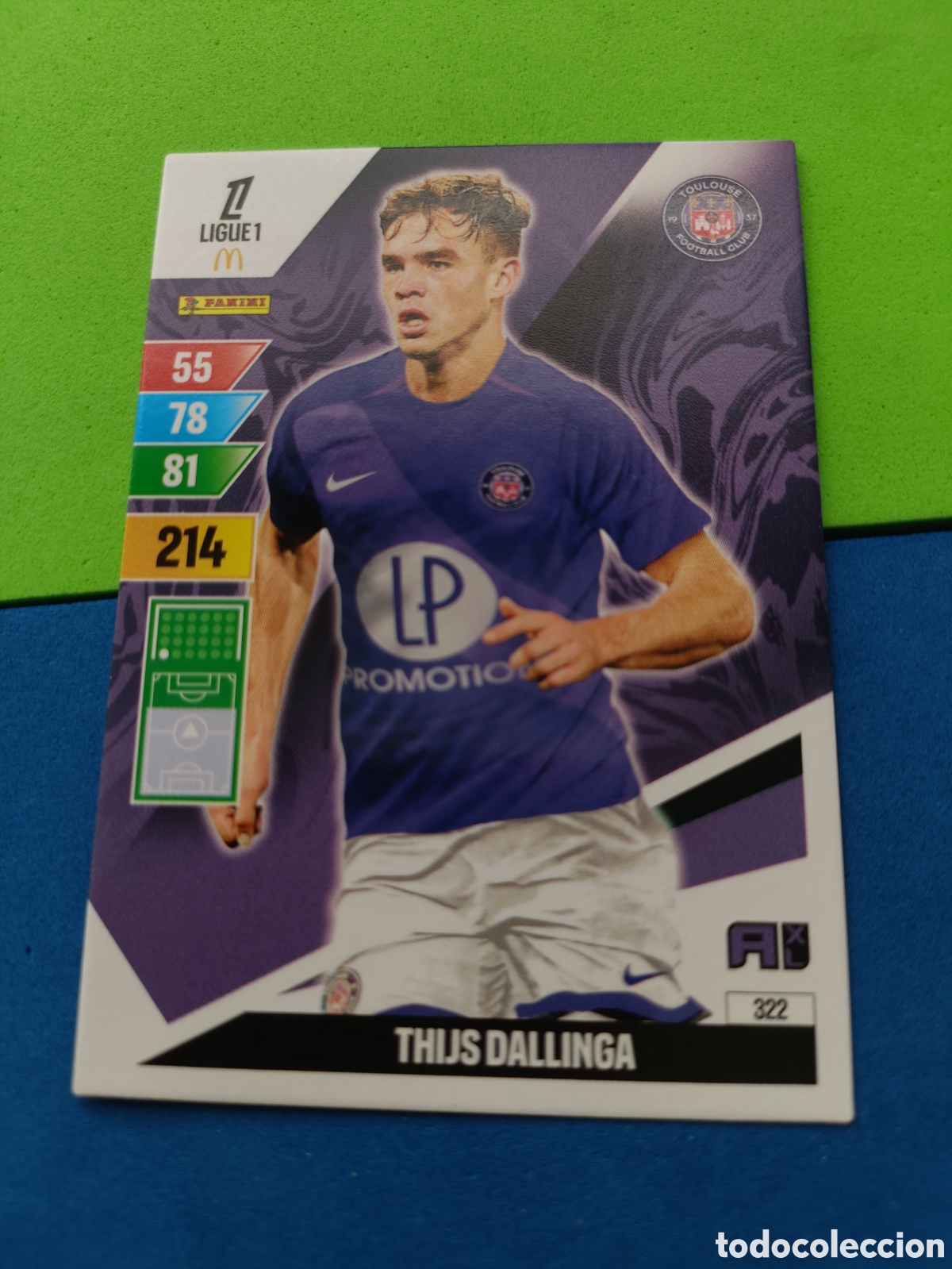 Cromos de F&uacute;tbol: LIGUE 1 FRANCIA FRANCE ADRENALYN XL 24 25 2024 2025 - 322 Dallinga