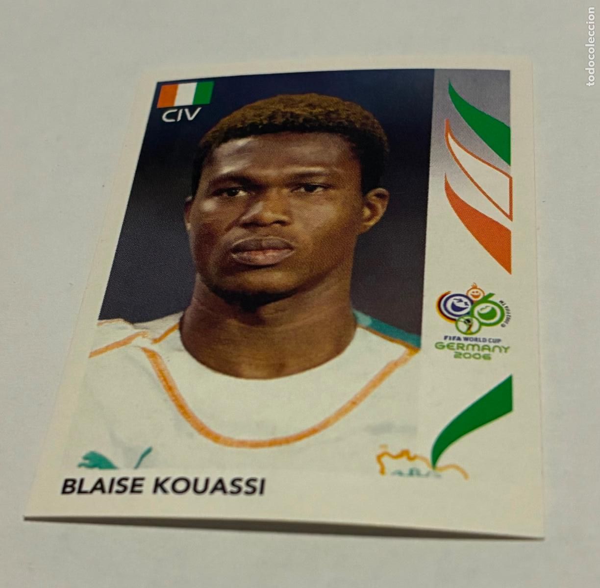 Cromos de F&uacute;tbol: CROMO FUTBOL MUNDIAL ALEMANIA 2006, PANINI, Numero 194, BLAISE KOUASSI, CIV