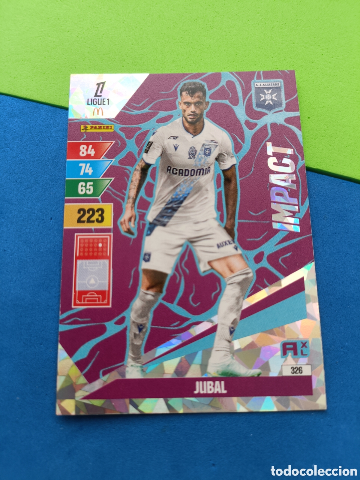 Cromos de F&uacute;tbol: LIGUE 1 FRANCIA FRANCE ADRENALYN XL 24 25 2024 2025 - IMPACT 326 Jubal