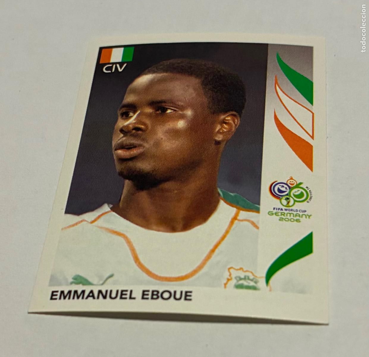 Cromos de F&uacute;tbol: CROMO FUTBOL MUNDIAL ALEMANIA 2006, PANINI, Numero 193, EMMANUEL EBOUE, CIV