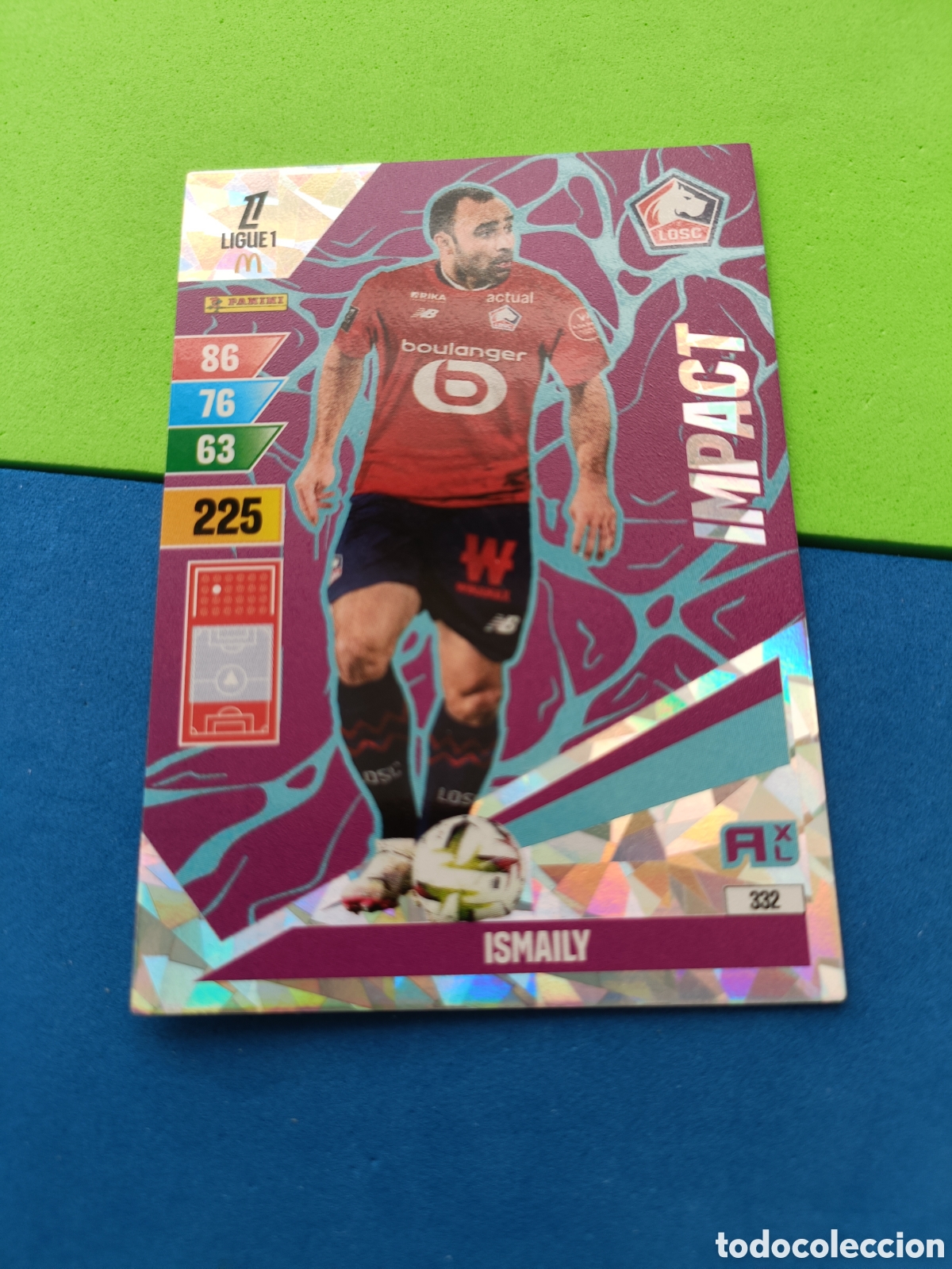 Cromos de F&uacute;tbol: LIGUE 1 FRANCIA FRANCE ADRENALYN XL 24 25 2024 2025 - IMPACT 332 Ismaily