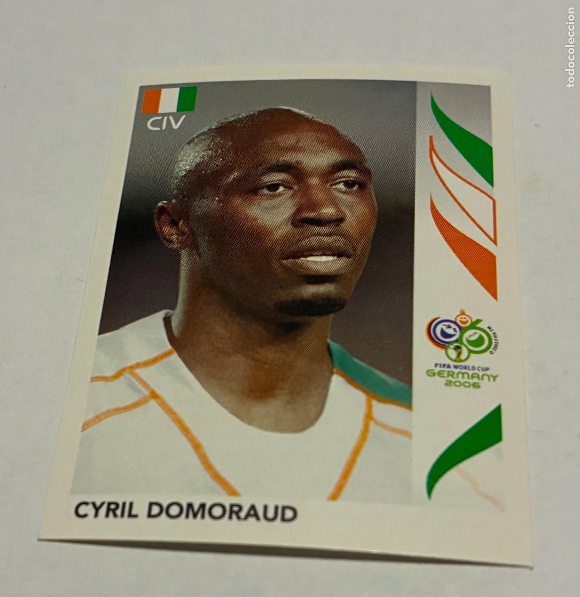 Cromos de F&uacute;tbol: CROMO FUTBOL MUNDIAL ALEMANIA 2006, PANINI, Numero 192, CYRIL DOMORAUD, CIV