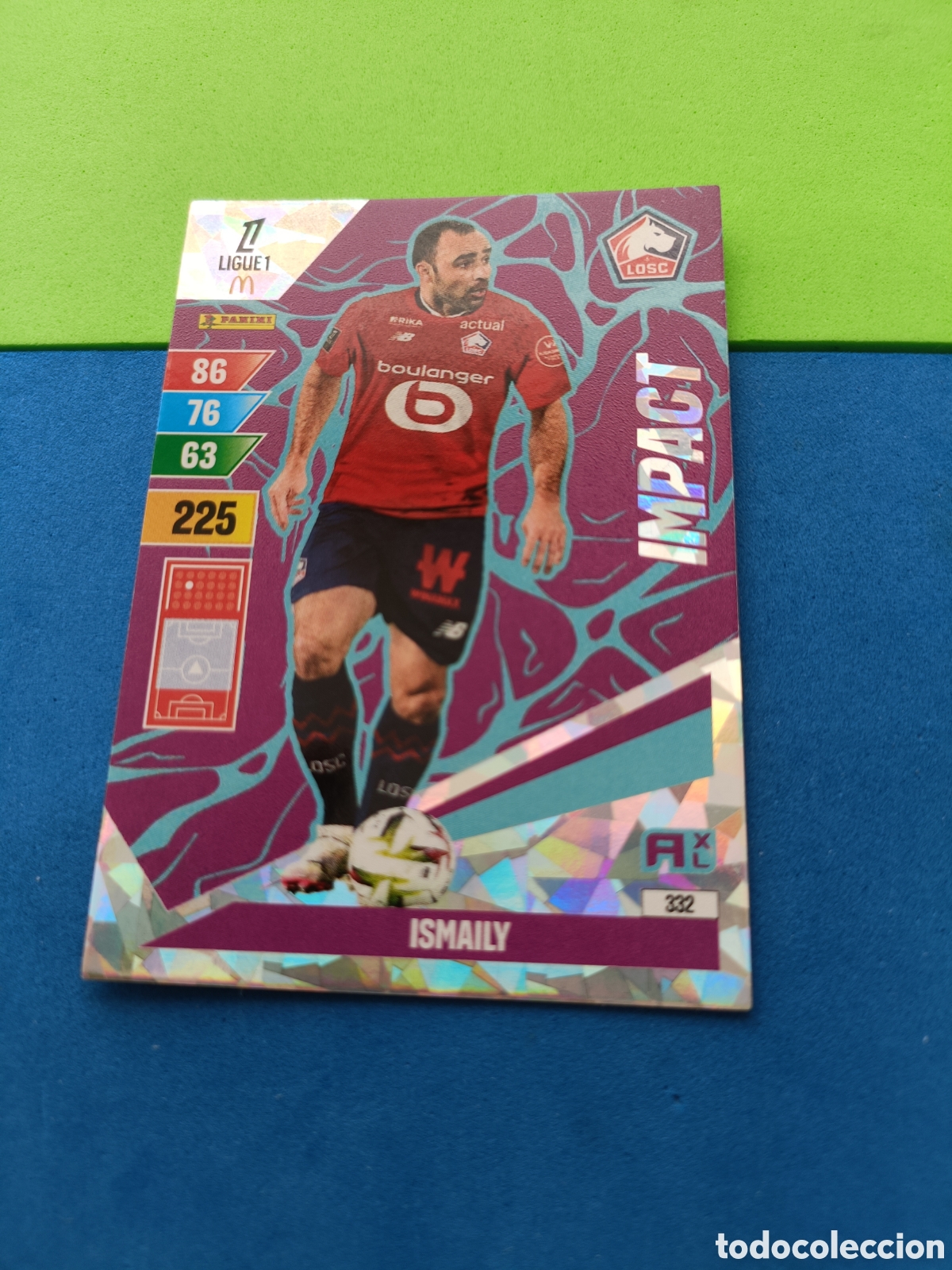 Cromos de F&uacute;tbol: LIGUE 1 FRANCIA FRANCE ADRENALYN XL 24 25 2024 2025 - IMPACT 332 Ismaily