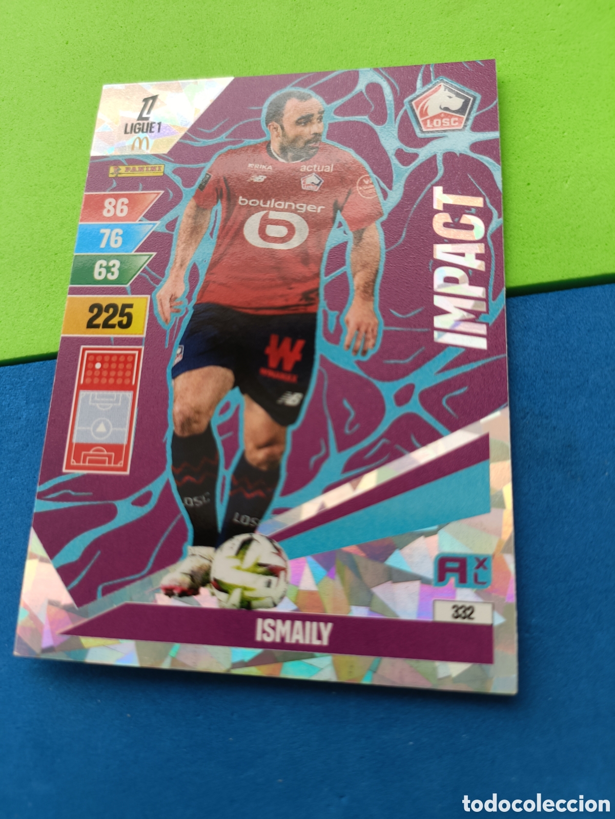 Cromos de F&uacute;tbol: LIGUE 1 FRANCIA FRANCE ADRENALYN XL 24 25 2024 2025 - IMPACT 332 Ismaily
