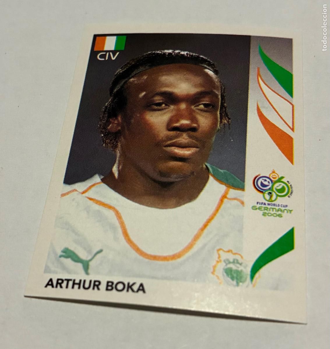 Cromos de F&uacute;tbol: CROMO FUTBOL MUNDIAL ALEMANIA 2006, PANINI, Numero 191, ARTHUR BOKA. CIV