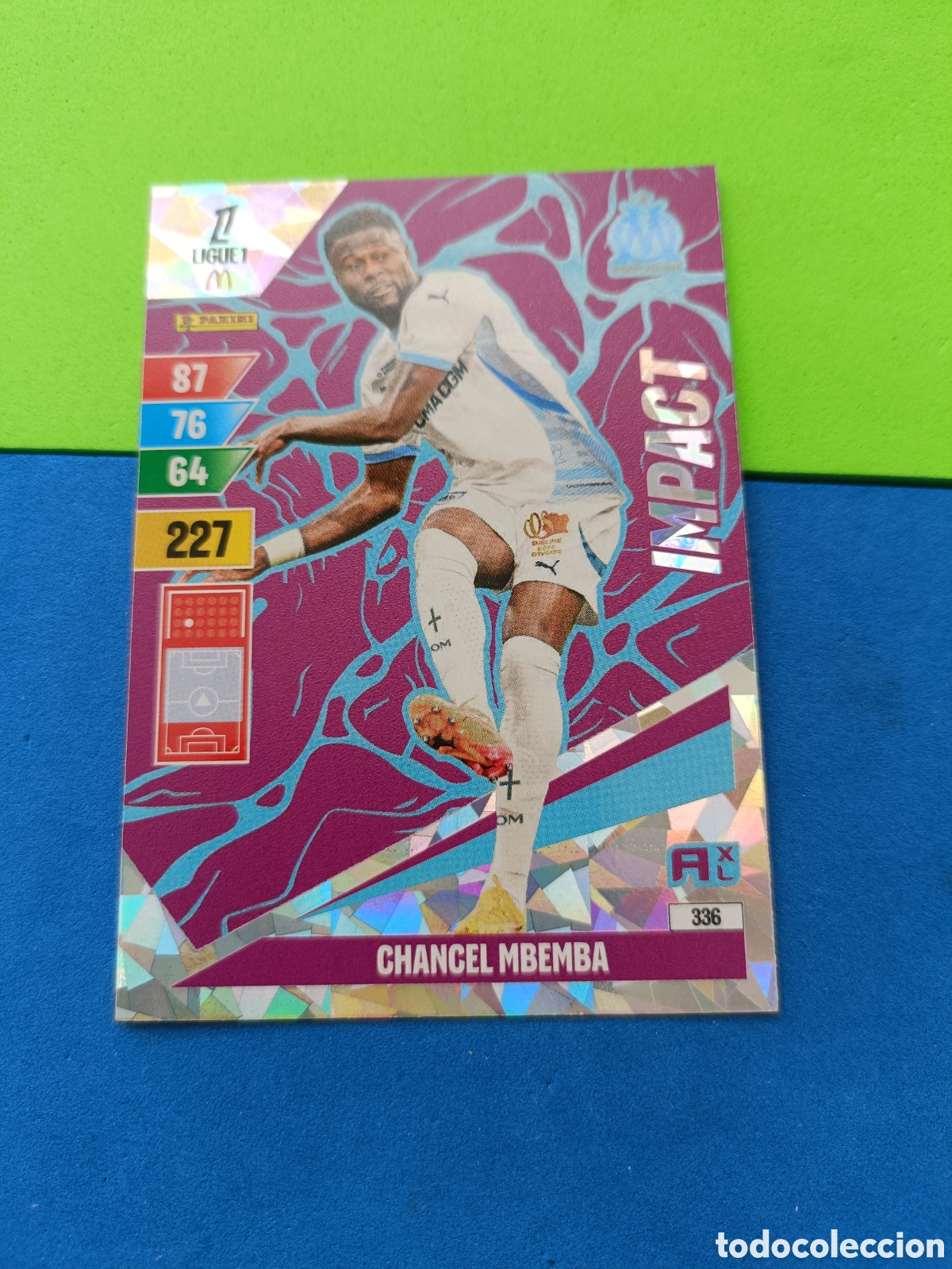 Cromos de F&uacute;tbol: LIGUE 1 FRANCIA FRANCE ADRENALYN XL 24 25 2024 2025 - IMPACT 336 Mbemba