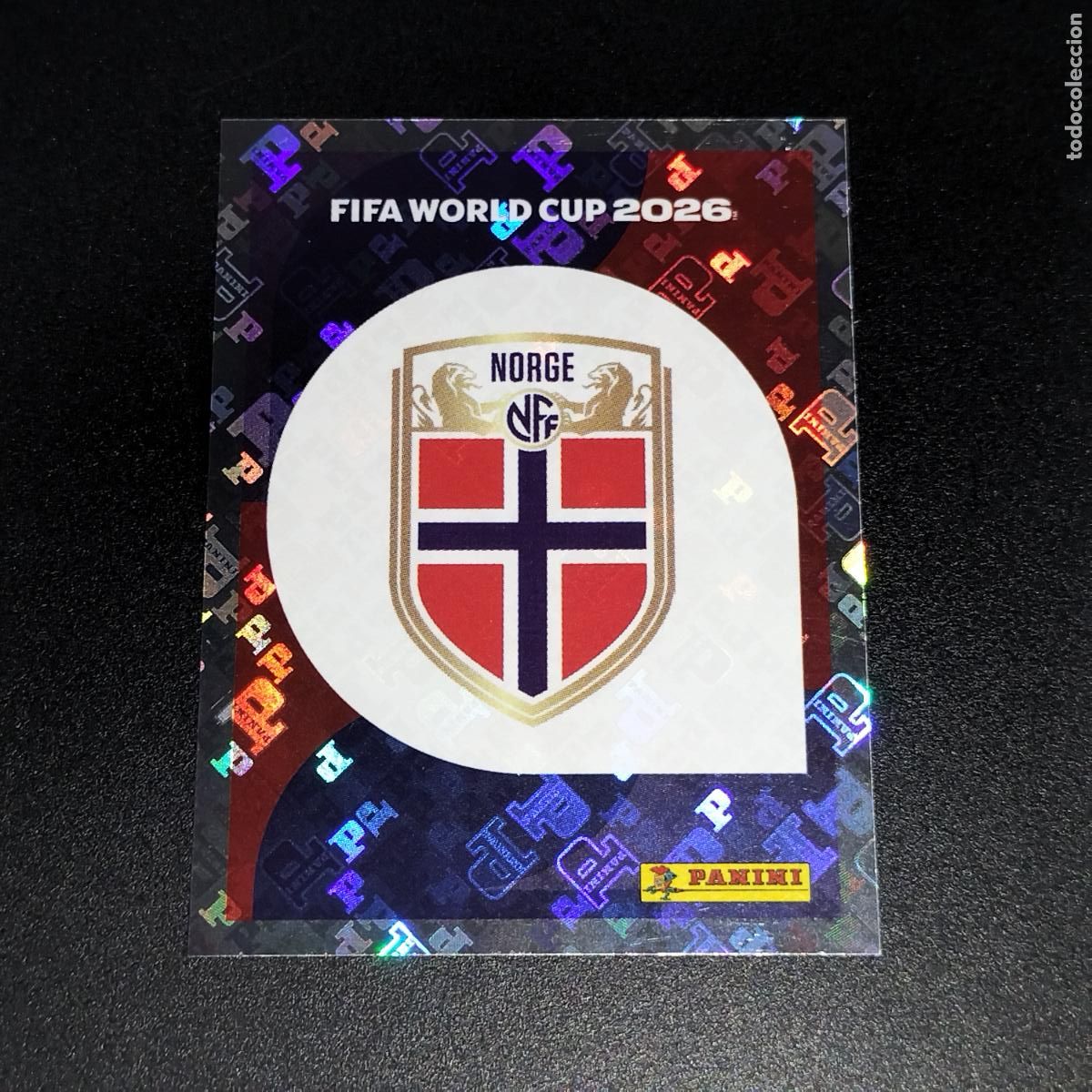 Cromos de F&uacute;tbol: NOR 1 ESCUDO LOGO NORUEGA CROMOS STICKER MUNDIAL 26 2026 FIFA WORLD CUP PANINI