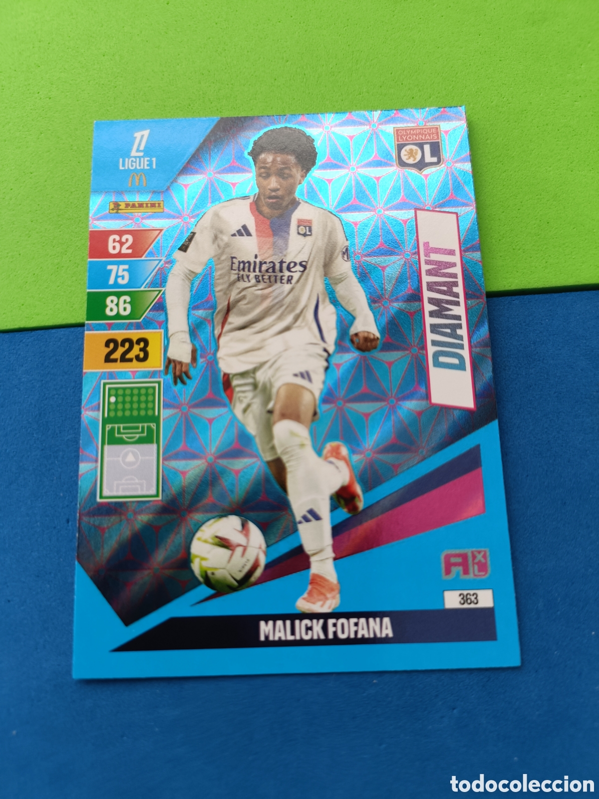 Cromos de F&uacute;tbol: LIGUE 1 FRANCIA FRANCE ADRENALYN XL 24 25 2024 2025 - DIAMANT 363 Fofana