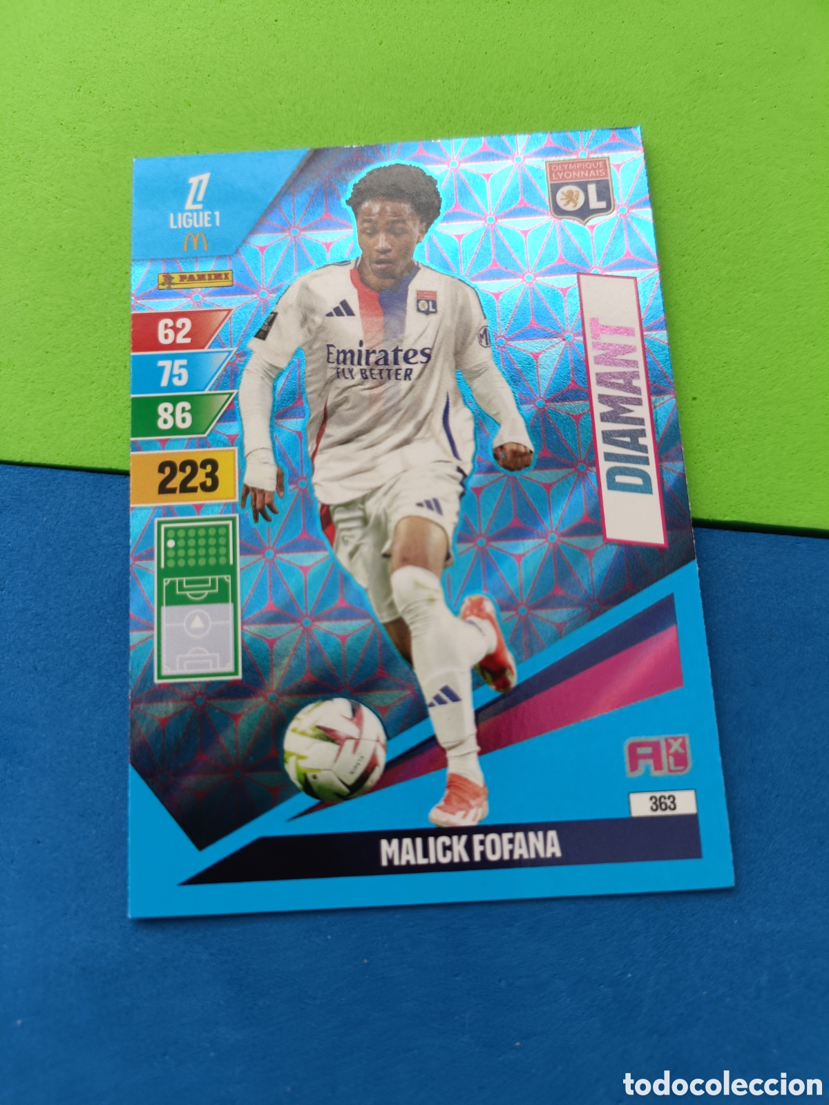 Cromos de F&uacute;tbol: LIGUE 1 FRANCIA FRANCE ADRENALYN XL 24 25 2024 2025 - DIAMANT 363 Fofana