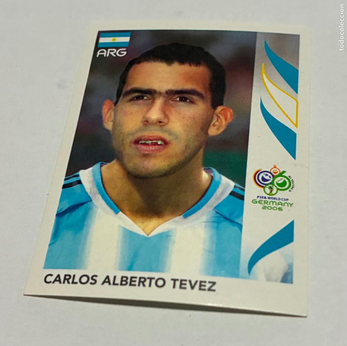 Cartes &agrave; collectionner de Football: CROMO FUTBOL MUNDIAL ALEMANIA 2006, PANINI, Numero 187, CARLOS ALBERTO TEVEZ. Argentina