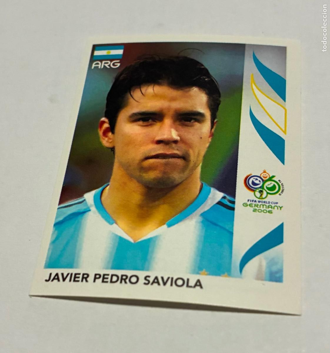 Cartes &agrave; collectionner de Football: CROMO FUTBOL MUNDIAL ALEMANIA 2006, PANINI, Numero 186, SAVIOLA, Argentina