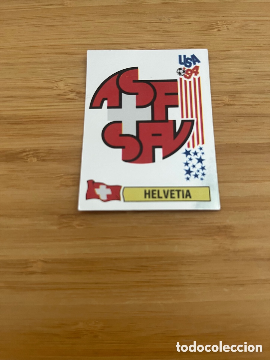 Football Stickers: ESCUDO 39 HELVETIA SUIZA MUNDIAL ESTADOS UNIDOS 94 USA 1994 PANINI NUEVO SIN PEGAR