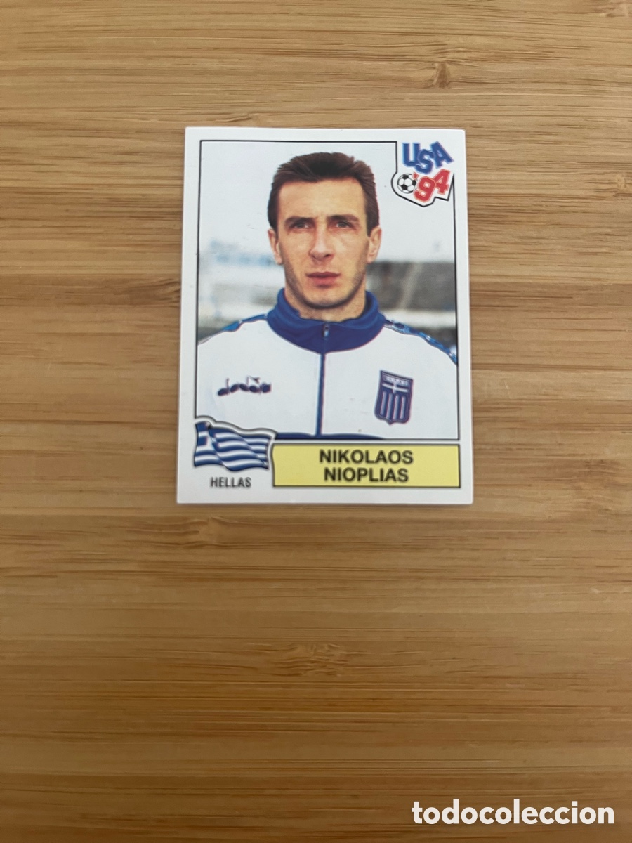 Football Stickers: NIKOLAOS NIOPLIAS 273 GRECIA HELLAS MUNDIAL ESTADOS UNIDOS 94 USA 1994 PANINI NUEVO SIN PEGAR