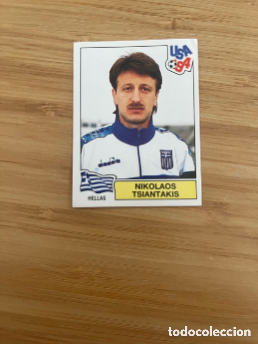 Football Stickers: NIKOLAOS TSIANTAKIS 276 GRECIA HELLAS MUNDIAL ESTADOS UNIDOS 94 USA 1994 PANINI NUEVO SIN PEGAR