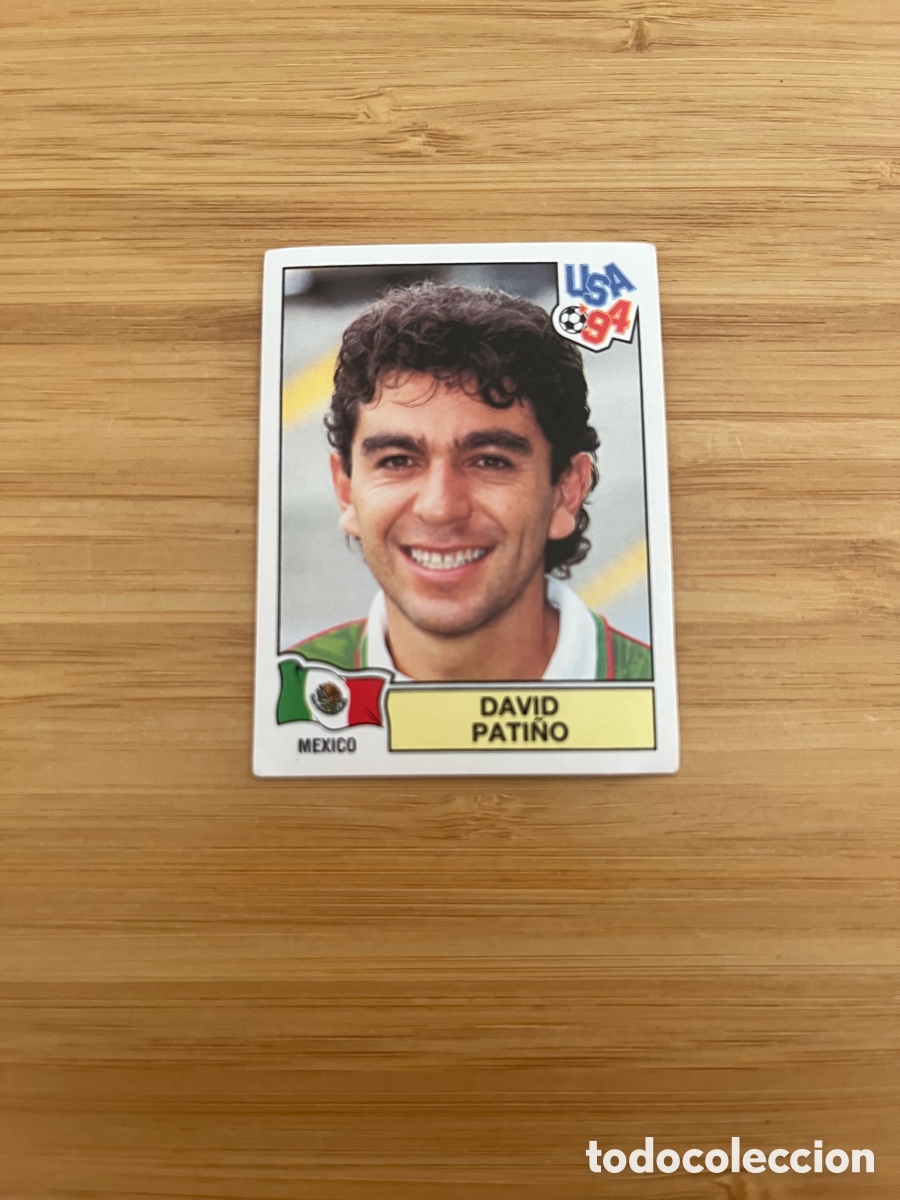 Cromos de Futebol: DAVID PATI&Ntilde;O 367 MEXICO MEJICO MUNDIAL ESTADOS UNIDOS 94 USA 1994 PANINI NUEVO SIN PEGAR