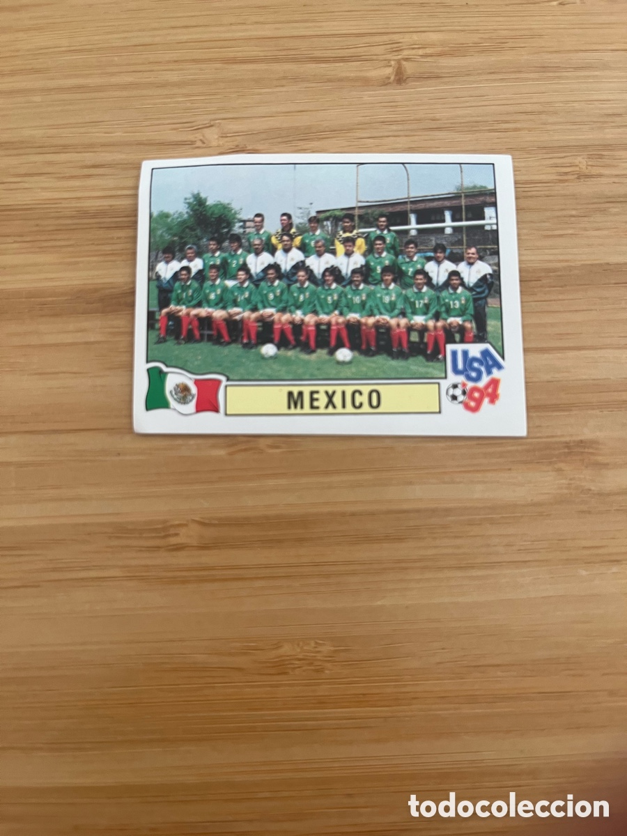 Cromos de Futebol: ALINEACION 372 MEXICO MEJICO MUNDIAL ESTADOS UNIDOS 94 USA 1994 PANINI NUEVO SIN PEGAR