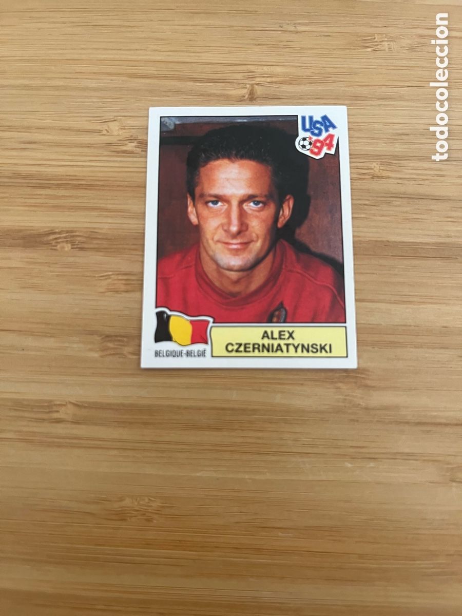Cromos de Futebol: ALEX CZERNIATYNSKI 394 BELGICA BELGIQUE MUNDIAL ESTADOS UNIDOS 94 USA 1994 PANINI NUEVO SIN PEGAR