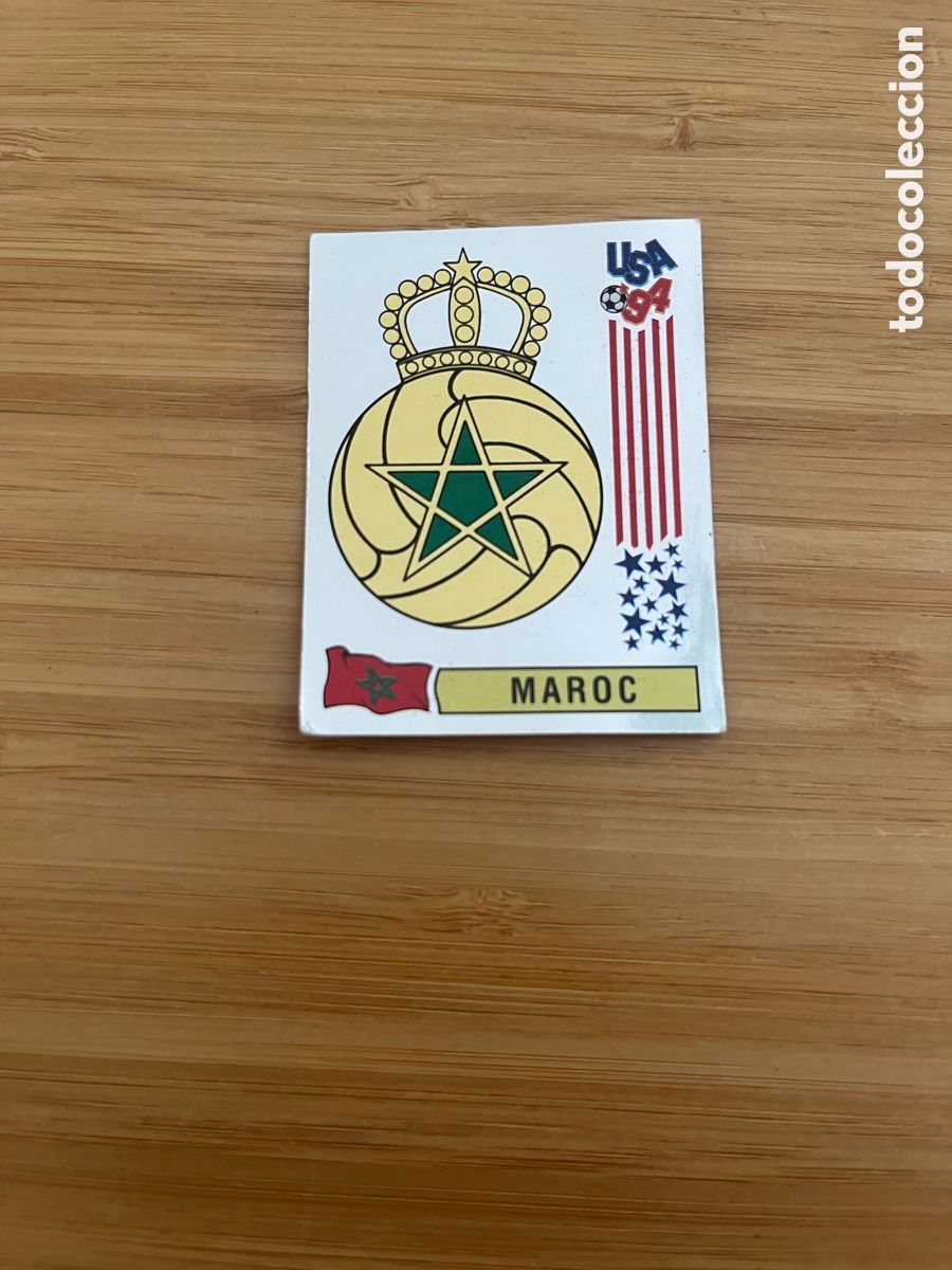 Cromos de Futebol: ESCUDO 401 MARRUECOS MAROC MUNDIAL ESTADOS UNIDOS 94 USA 1994 PANINI NUEVO SIN PEGAR