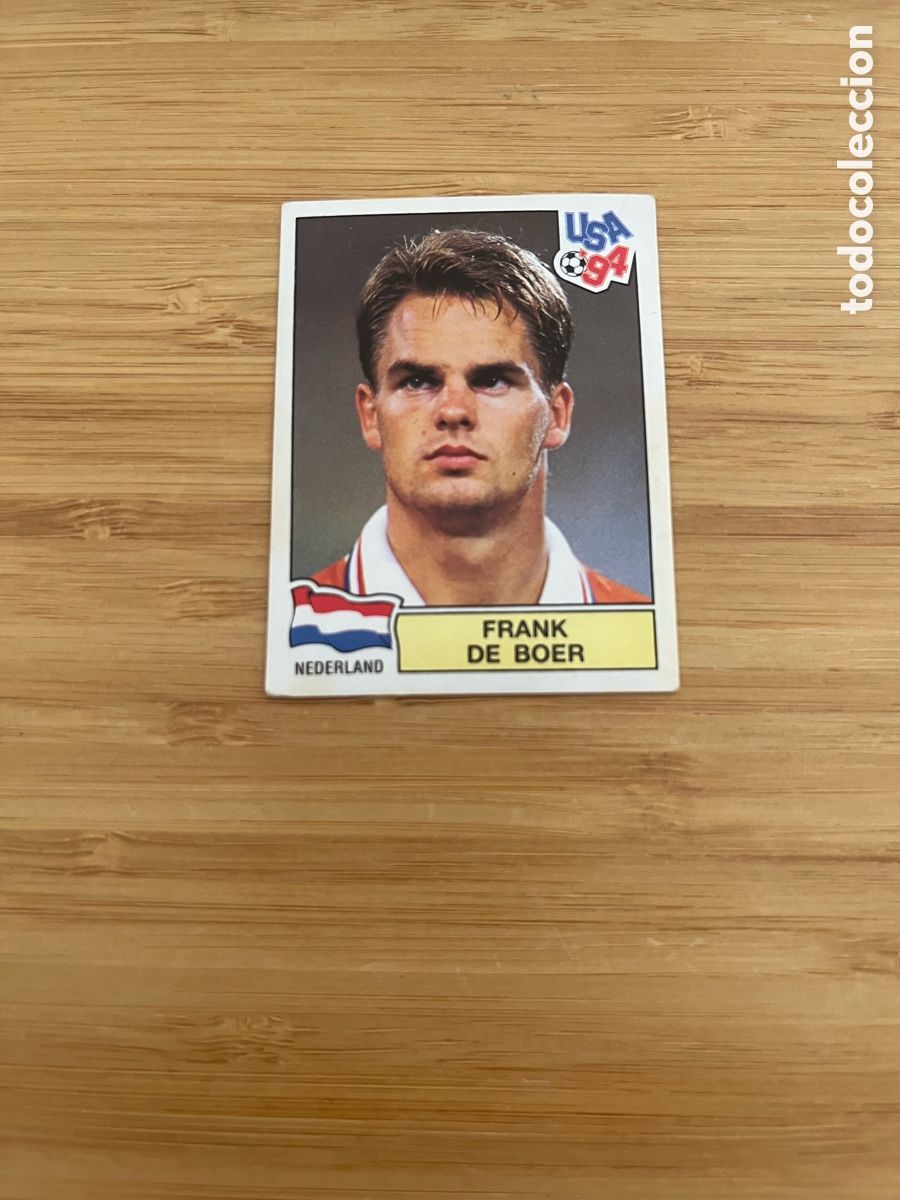 Cromos de F&uacute;tbol: FRANK DE BOER 421 HOLANDA NEDERLAND MUNDIAL ESTADOS UNIDOS 94 USA 1994 PANINI NUEVO SIN PEGAR
