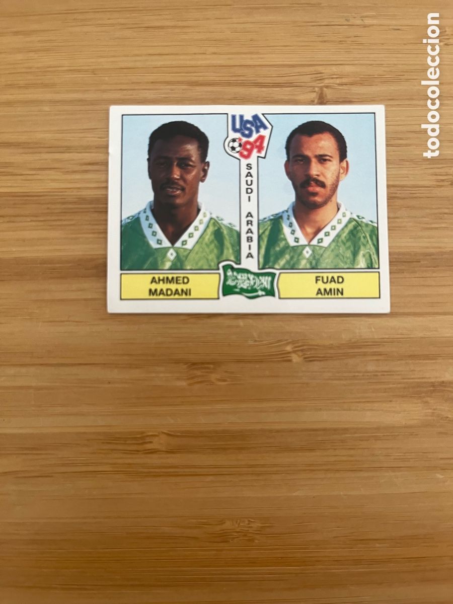 Cromos de F&uacute;tbol: AHMED MADANI - FUAD AMIN 438 ARABIA SAUDI MUNDIAL ESTADOS UNIDOS 94 USA 1994 PANINI NUEVO SIN PEGAR