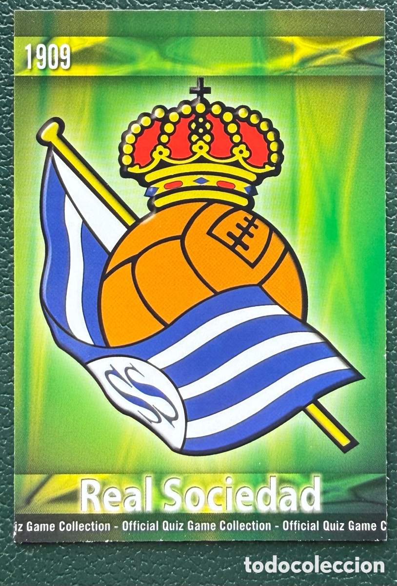 Cromos de F&uacute;tbol: 817 ESCUDO REAL SOCIEDAD MATE FICHAS ALBUM MUNDICROMO 2009 2010 09 10