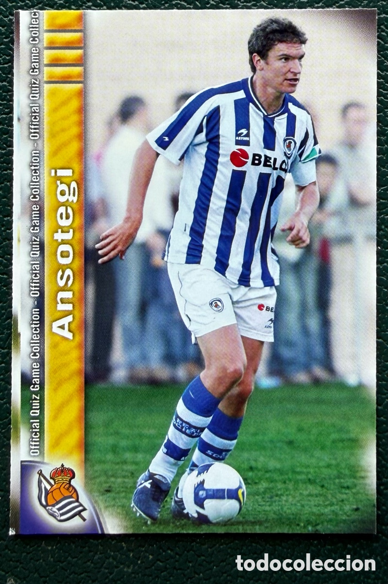 Cromos de F&uacute;tbol: 824 ANSOTEGI REAL SOCIEDAD FICHAS ALBUM MUNDICROMO 2009 2010 09 10