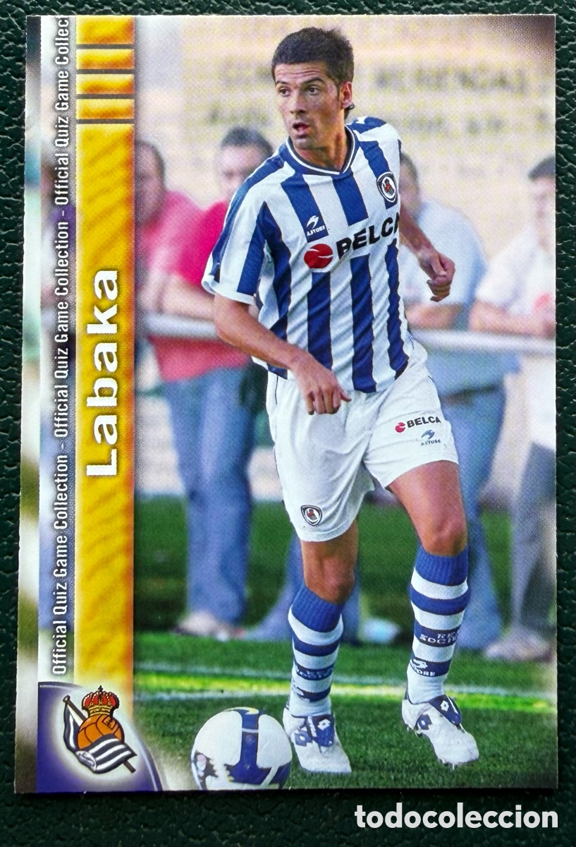 Cromos de F&uacute;tbol: 825 LABAKA REAL SOCIEDAD FICHAS ALBUM MUNDICROMO 2009 2010 09 10