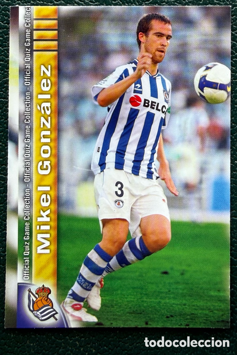 Cromos de F&uacute;tbol: 826 MIKEL GONZALEZ REAL SOCIEDAD FICHAS ALBUM MUNDICROMO 2009 2010 09 10