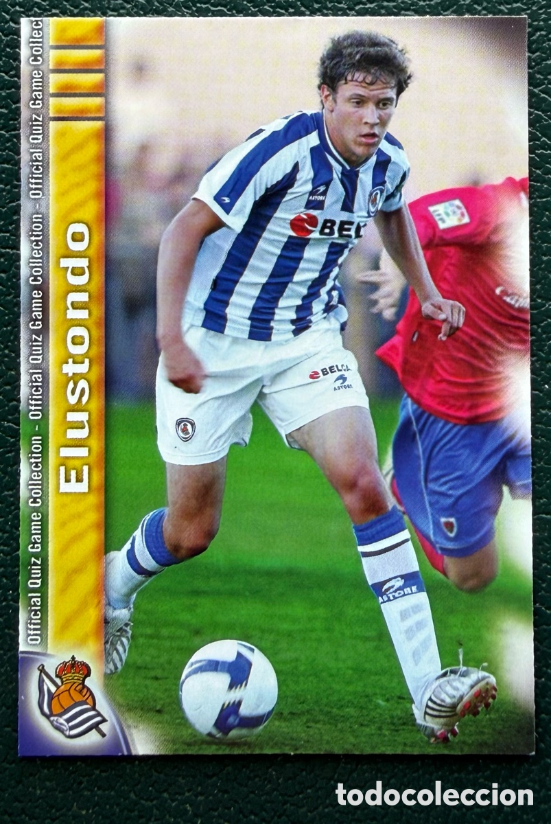 Cromos de F&uacute;tbol: 827 ELUSTONDO REAL SOCIEDAD FICHAS ALBUM MUNDICROMO 2009 2010 09 10