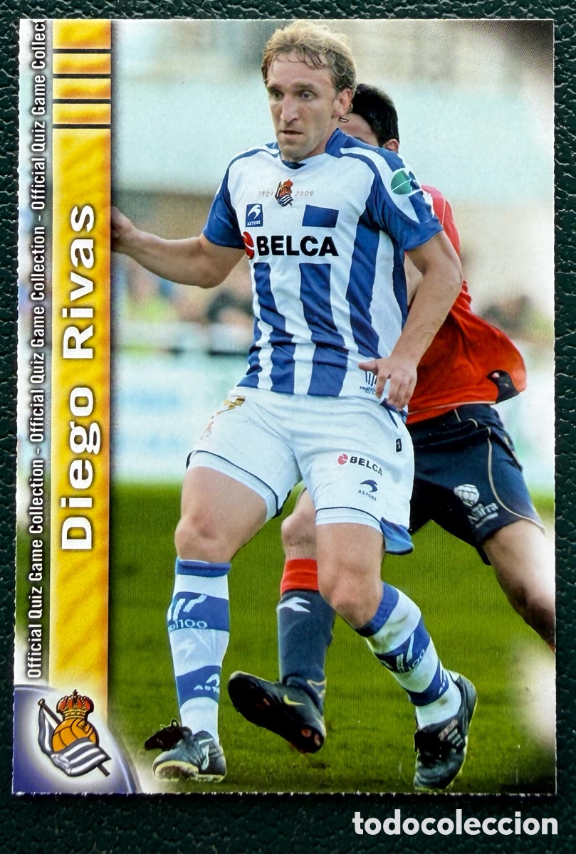 Cromos de F&uacute;tbol: 828 DIEGO RIVAS REAL SOCIEDAD FICHAS ALBUM MUNDICROMO 2009 2010 09 10
