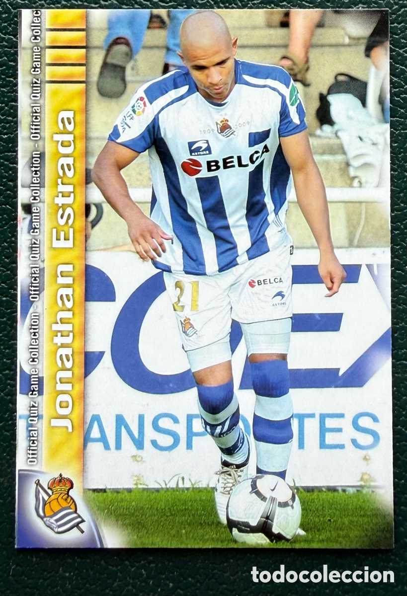 Cromos de F&uacute;tbol: 829 JONATHAN ESTRADA REAL SOCIEDAD FICHAS ALBUM MUNDICROMO 2009 2010 09 10