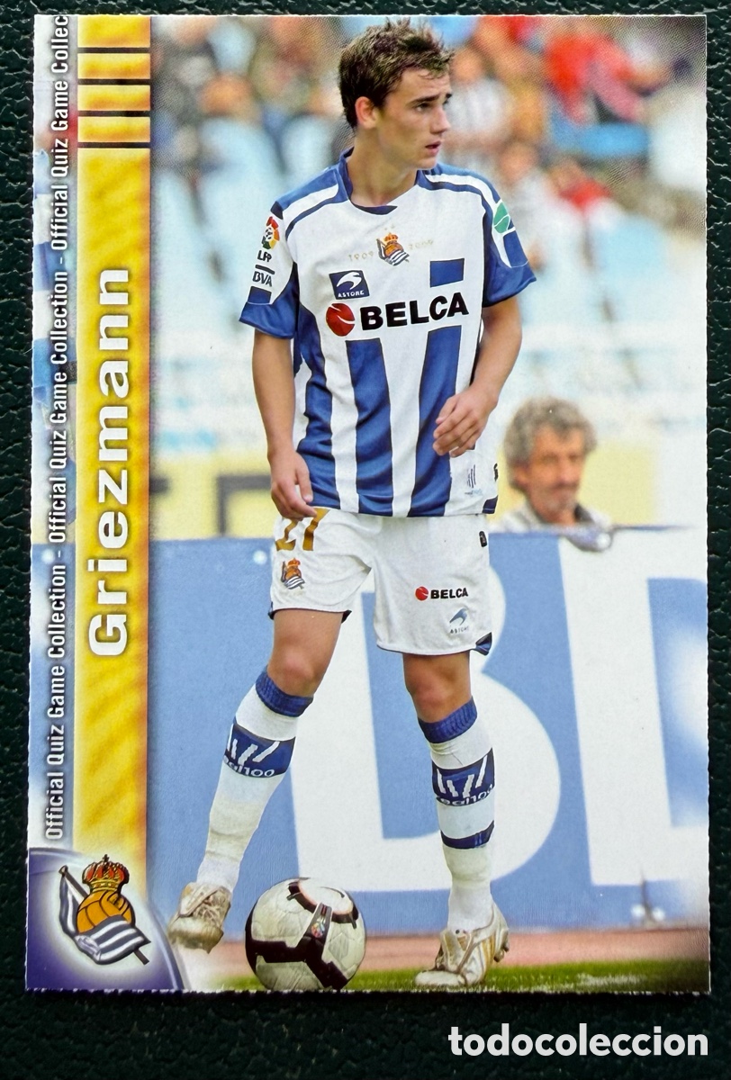 Cromos de F&uacute;tbol: 832 GRIEZMANN REAL SOCIEDAD FICHAS ALBUM MUNDICROMO 2009 2010 09 10