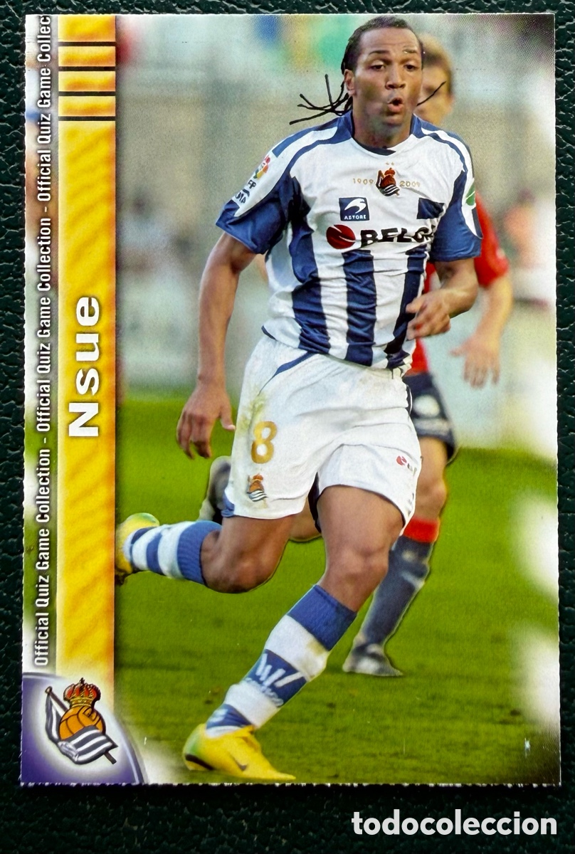 Fu&szlig;ball-Sticker: 835 NSUE REAL SOCIEDAD FICHAS ALBUM MUNDICROMO 2009 2010 09 10