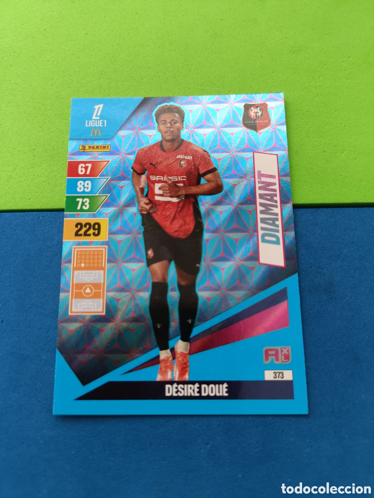 Figurine di Calcio: LIGUE 1 FRANCIA FRANCE ADRENALYN XL 24 25 2024 2025 - DIAMANT 373 Dou&egrave;