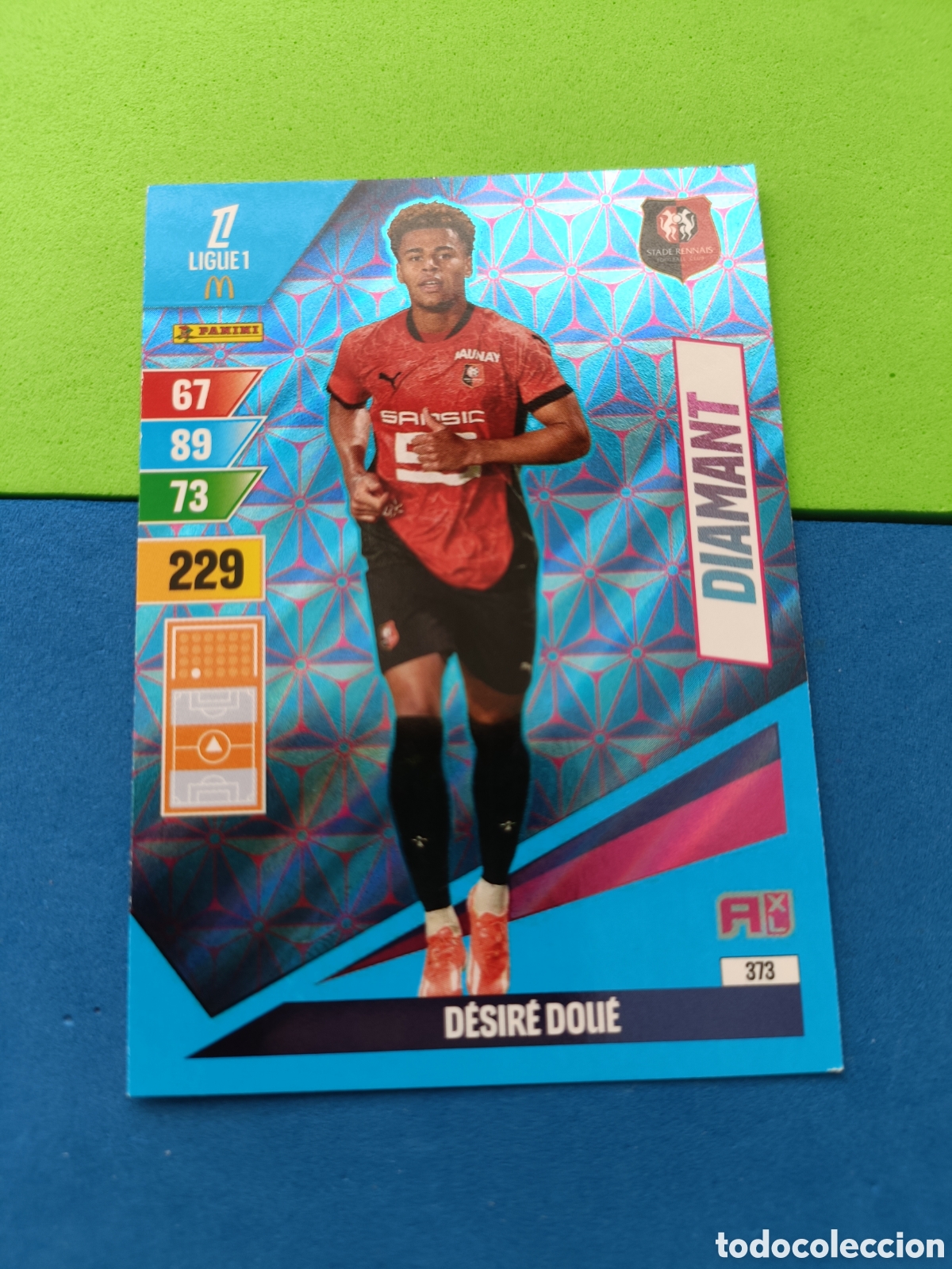 Figurine di Calcio: LIGUE 1 FRANCIA FRANCE ADRENALYN XL 24 25 2024 2025 - DIAMANT 373 Dou&egrave;