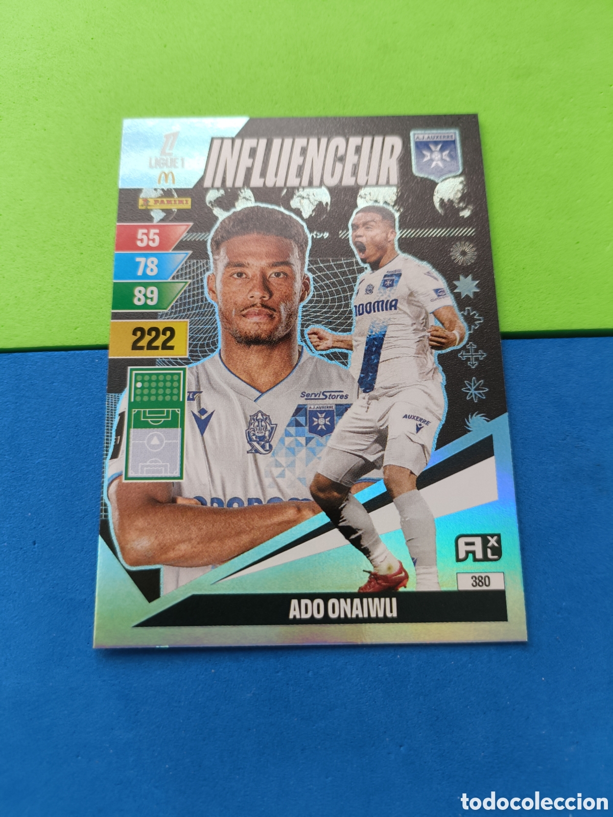 Cromos de F&uacute;tbol: LIGUE 1 FRANCIA FRANCE ADRENALYN XL 24 25 2024 2025 - INFLUENCEUR 380 onaiwu