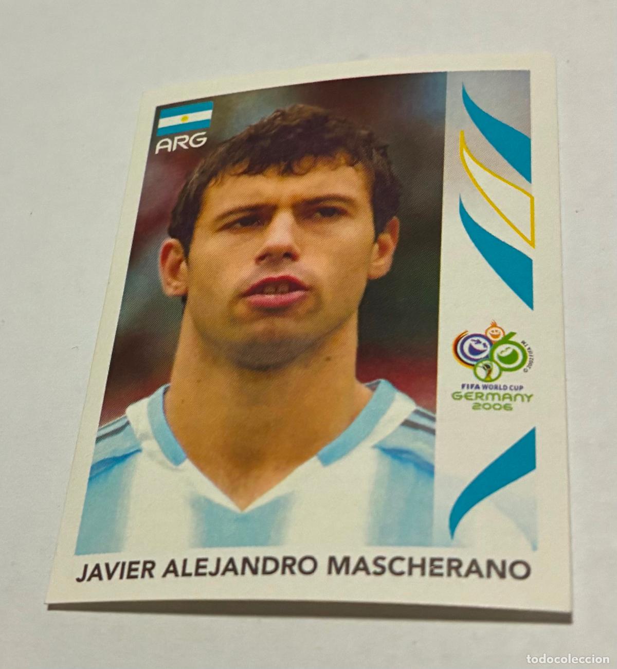 Cromos de F&uacute;tbol: CROMO FUTBOL MUNDIAL ALEMANIA 2006, PANINI, Numero 180, JAVIER ALEJANDRO MASCHERANO, Argentina