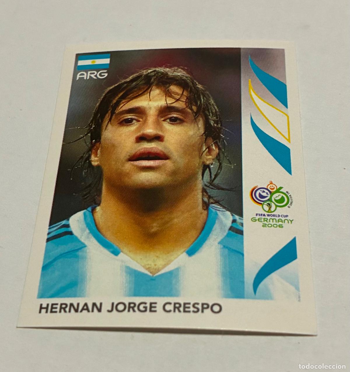 Cromos de F&uacute;tbol: CROMO FUTBOL MUNDIAL ALEMANIA 2006, PANINI, Numero 184, HERNAN JORGE CRESPO, Argentina