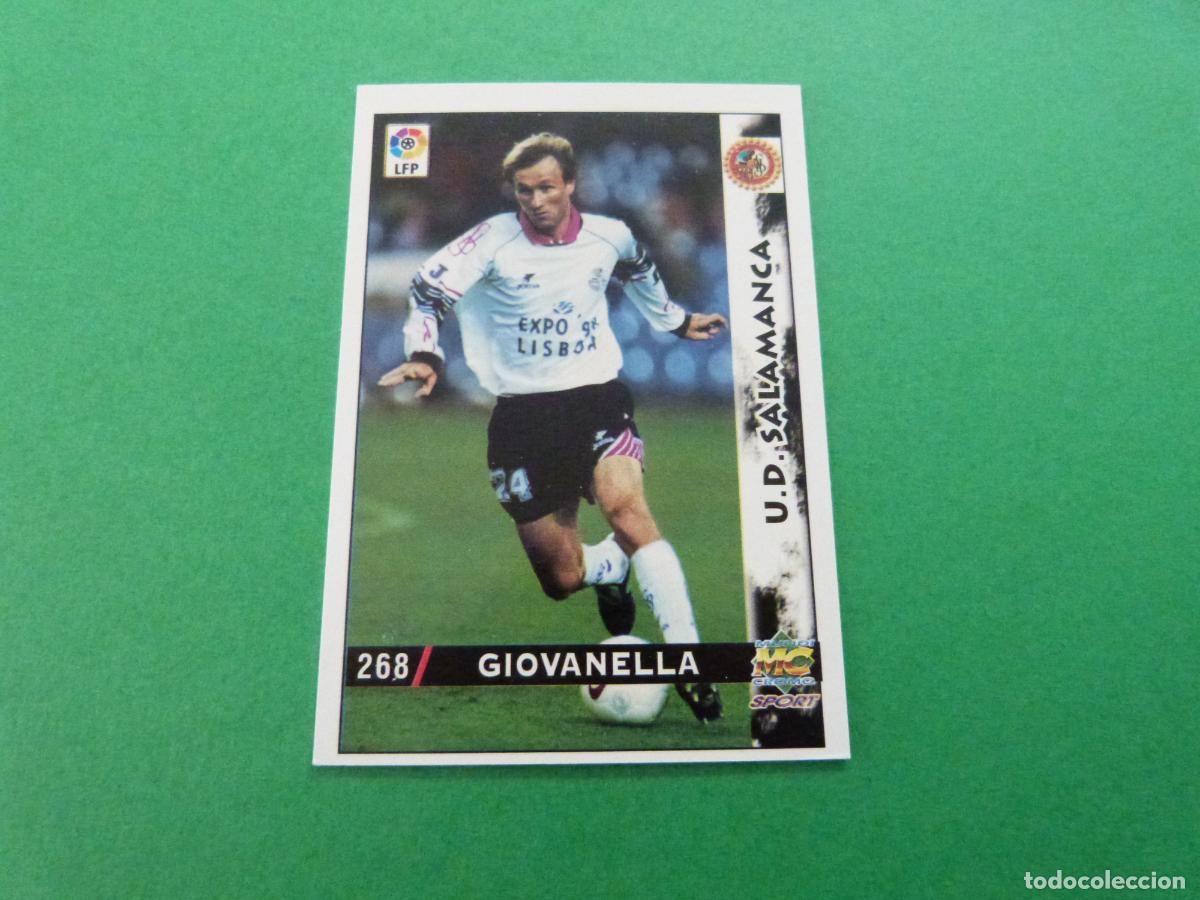 Cromos de F&uacute;tbol: TRADING CARD FUTBOL GIOVANELLA U.D.SALAMANCA N&ordm; 268 LIGA MUNDICROMO 1998-1999/98-99