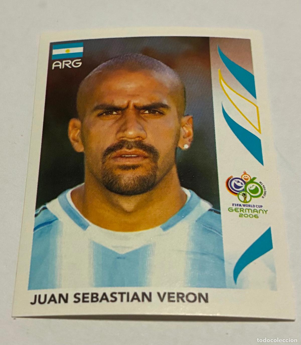 Cromos de F&uacute;tbol: CROMO FUTBOL MUNDIAL ALEMANIA 2006, PANINI, Numero 183, JUAN SEBASTIAN VERON, Argentina