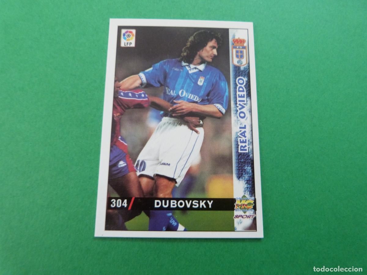 Cromos de F&uacute;tbol: TRADING CARD FUTBOL DUBOVSKY REAL OVIEDO N&ordm; 304 LIGA MUNDICROMO 1998-1999/98-99